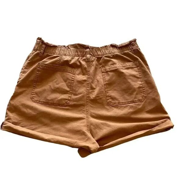 Universal Thread Cotton Blend Rolling Cuffs High Rise Ruffle Waist SZ XL # 1509 - Picture 4 of 11